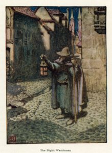 夜警 作： John Byam Liston Shaw